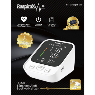 Respirox AXD-809 Dijital Koldan Tansiyon Aleti – Yeni