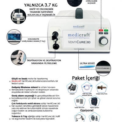 EV TİPİ VENTİLATÖR CİHAZI