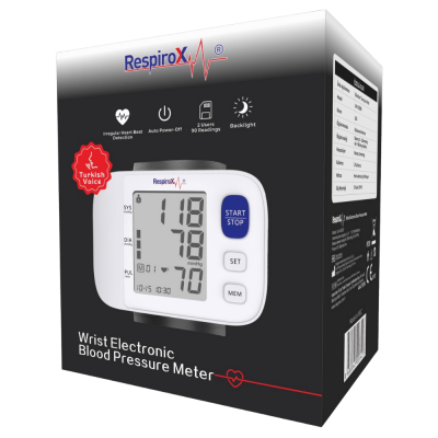 Respirox JN-163EW Türkçe Konuşan Bilekten Tansiyon Aleti 